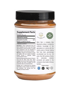 Polvo de Manjistha Bixa Botanical 200g | Suplemento Herbal Vegano 2