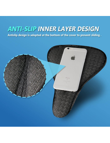 Funda de Asiento de Bicicleta YLG Espuma Viscoelástica 28x20cm