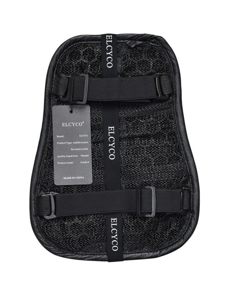 Cojín de Asiento de Motocicleta ELCYCO Plegable Gel 3D Transpirable