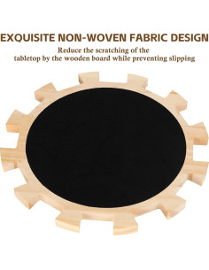 Círculo de Dominó Mexicano de Madera NVAAV para 12 Jugadores 2