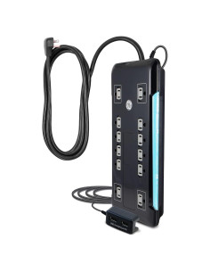 Protector de Sobretensión GE 12 Salidas 4320 Julios USB 2 Puertos