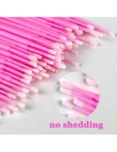Micro Cepillos Desechables EYX Formula - 300 Pcs Rosa 2mm 2