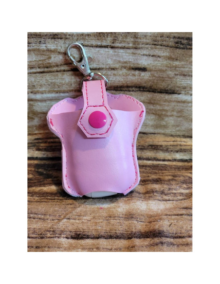 Porta Gel Antibacterial Cerdo Llavero Vinilo 9 cm