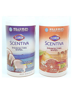 Toallitas de Limpieza Scentiva Clorox Sin Blanqueador 75 Unidades