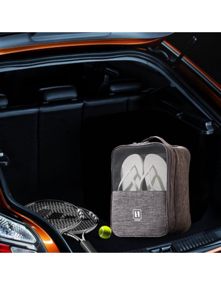 Bolsa de Zapatos Impermeable AD1999 35.1x25.9x21 cm Gris