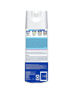 Lysol Spray Desinfectante Antibacteriano Lino Fresco 370ml (Paquete de 2) 2
