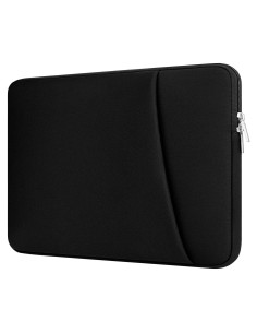 Funda Acolchada para Laptop HEDUGO 13-14" Negra con Bolsillo