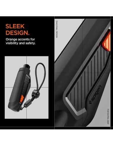 Herramienta de Escape Spigen Life Car - Martillo y Cortador Negro