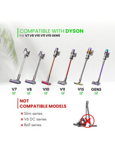Kit de Accesorios para Aspiradora Dyson V7 V8 V10 V11 V15 - 7 Piezas 2