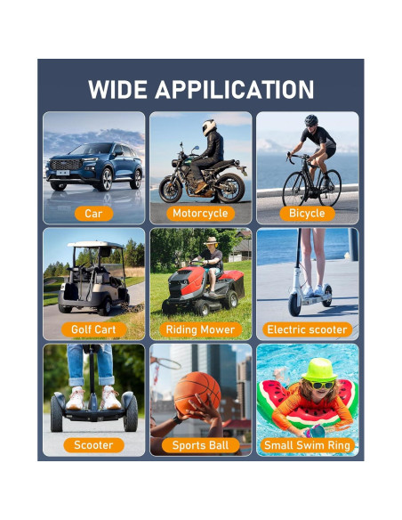 Compresor de Aire Portátil JUSUOX 150PSI Batería 12V DC