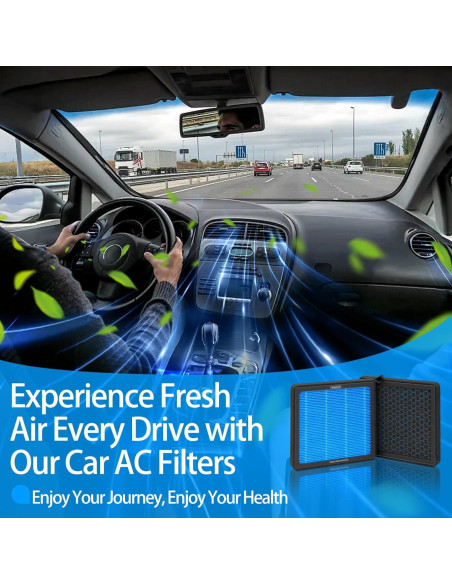 Filtro de Aire de Cabina ZEZUT CF10743 con Carbón Activado