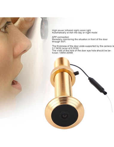 Cámara de Mirilla de Puerta Inteligente Yunseity 1080P