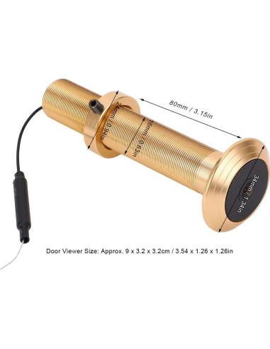 Cámara de Mirilla de Puerta Inteligente Yunseity 1080P