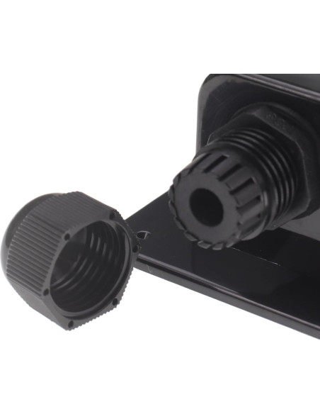 Entrada de Cable Solar ZOOKOTO IP68 Individual Negra 108x71x44mm
