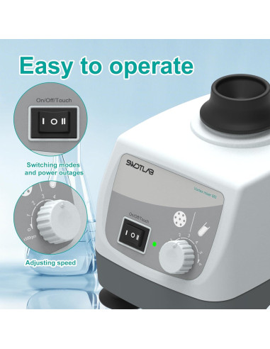 Mezclador Vortex Mini SWDTLAB M3 Sin Pantalla LED 400-3000rpm