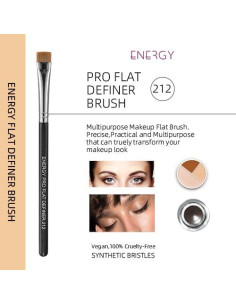 Brocha de Delineador Plano ENERGY - Cerdas Sintéticas Veganas 2