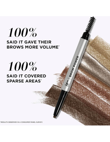 Lápiz de Cejas IT Cosmetics Brow Power - Rubio Universal - Larga Duración