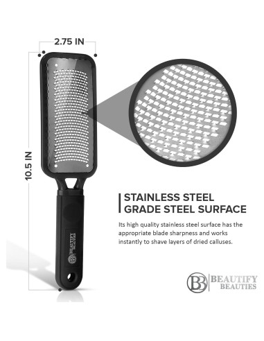 Raspador de Pies Beautify Beauties BBfootfile Negro - Exfoliante