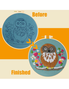 Kit de Bordado Culberta Mini para Adultos y Niños - 17.78 cm 2