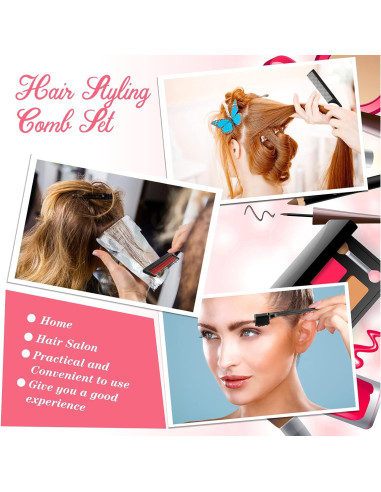 Juego de Cepillos para el Cabello 15 Piezas Nuenen - Negro y Madera