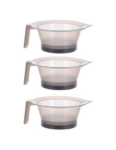 Tazones de Mezcla de Color de Cabello KALLORY 3pcs Plástico