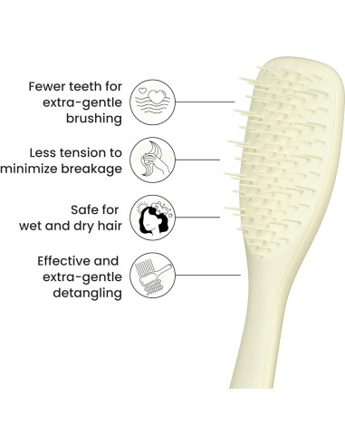 Cepillo Desenredante Extra Suave Tangle Teezer Amarillo 22cm