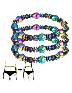 Pulsera Magnética de Drenaje Linfático AGSIXZLAN Ajustable