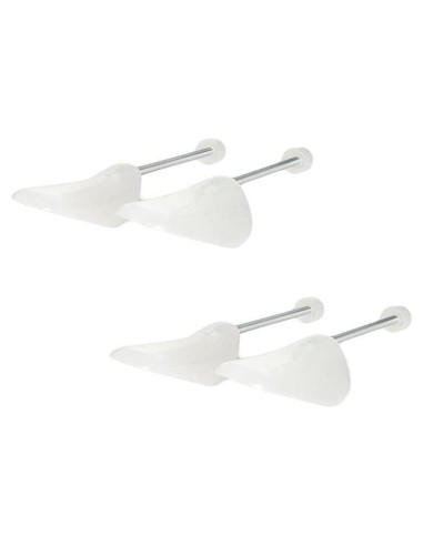 2 Pares de Árboles de Zapatos Estiradores UPSTORE Transparentes