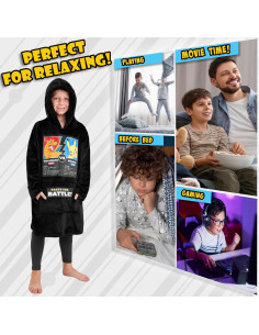 Sudadera con Manta Pokemon Pikachu para Niños - Forro Polar 2