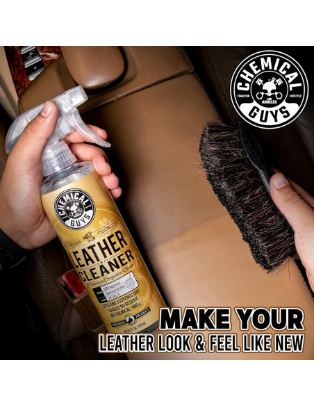 Kit de limpieza y acondicionador de cuero Chemical Guys HOL303, 9 piezas