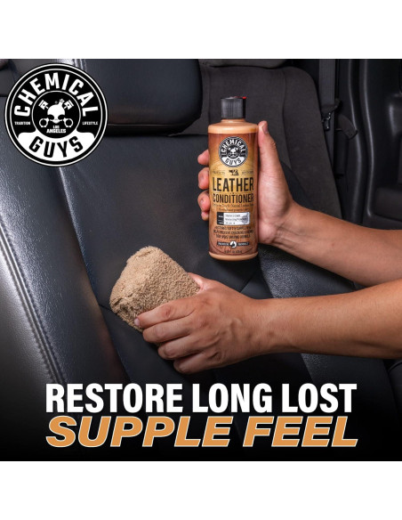 Kit de limpieza y acondicionador de cuero Chemical Guys HOL303, 9 piezas