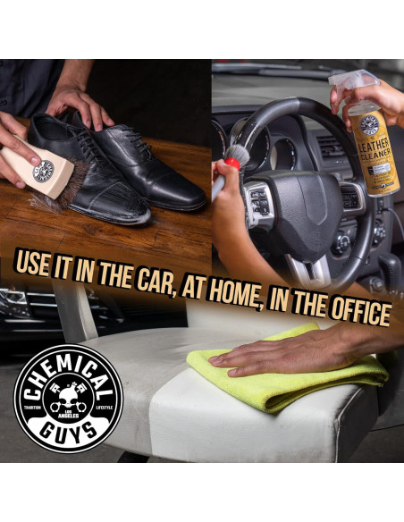 Kit de limpieza y acondicionador de cuero Chemical Guys HOL303, 9 piezas