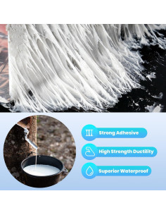 Cinta Butílica ADHES Impermeable 50mm x 5m para Reparación 2