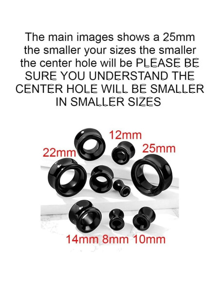 Tapones de oído de amatista púrpura SoScene 12MM