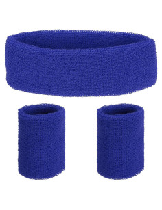 Conjunto de Bandas para Sudor MECCANIXITY Azul - Cabeza y Muñeca