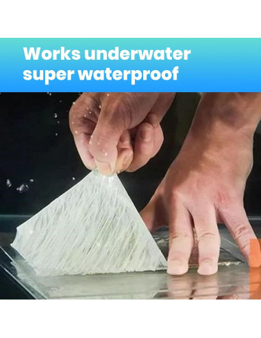 Cinta Butílica ADHES Impermeable 50mm x 5m para Reparación