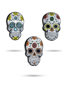 Marcador de Pelotas de Golf King Pins - 3 Piezas Calavera
