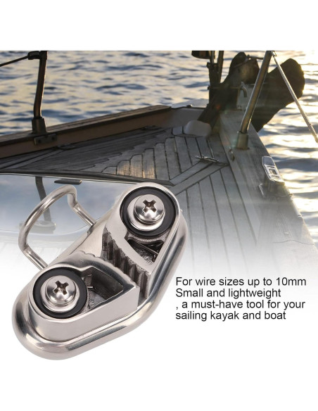 Cleat de Barco Aramox Acero Inoxidable 316 para Cuerda 10mm