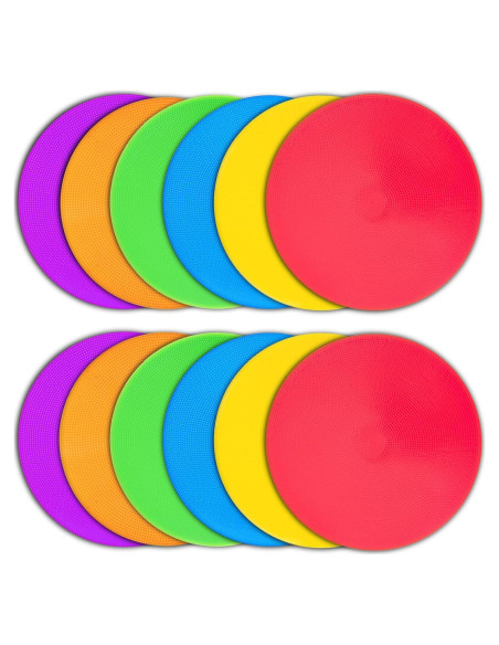 Marcadores de Agilidad PIKZH 9" Antideslizantes 12 Pcs