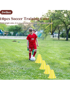 10 Conos de Entrenamiento Jwthee para Fútbol y Deportes 2
