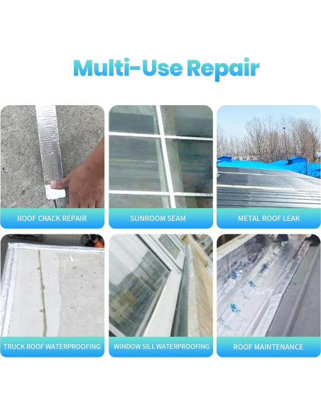 Cinta Butílica ADHES Impermeable 50mm x 5m para Reparación