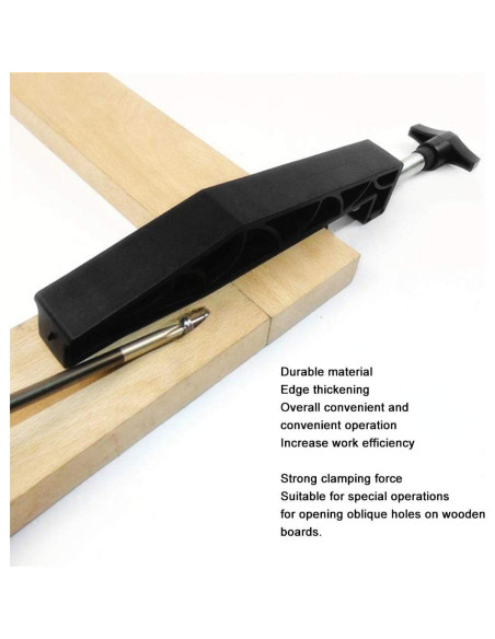 Abrazadera de Agujero Inclinado Hyuduo para Madera 260g