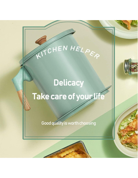 Olla Coladora de Aceite Cyrank Rosa 13.5x17cm Acero Inoxidable Olla Coladora de Aceite Cyrank Rosa 13.5x17cm Acero Inoxidable