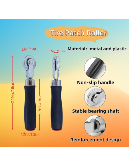 Kit de Parche para Neumáticos BOZHENYULEI 91 Piezas