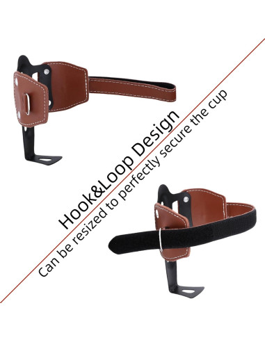 Soporte para Taza PoverDonunt Ajustable Negro para Bicicleta