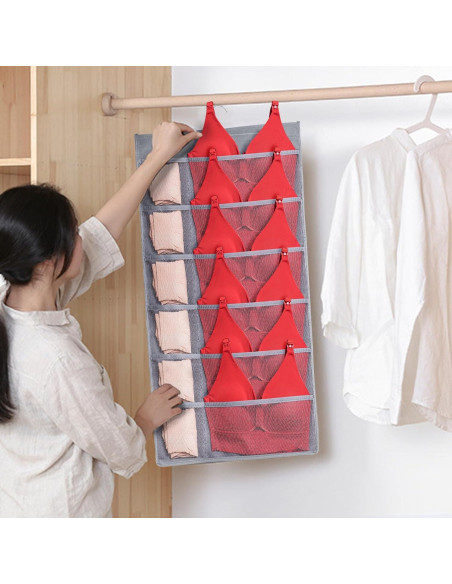 Organizador Colgante Doble Cara QoeCycth 75x46cm Tela Oxford