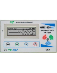Contador Geiger GQ GMC-320 Plus Digital con Grabador de Datos 2