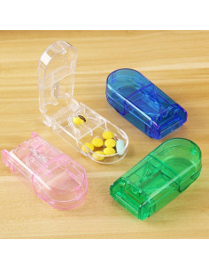 Cortador de Pastillas Rosa Calsgkspray con Almacenamiento 2
