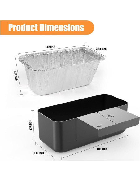 Taza de Grasa Barbqtime para Plancha Blackstone 28/36"