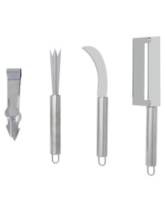 Cuchillos para Pelar Piña Honbay 4PCS Acero Inoxidable